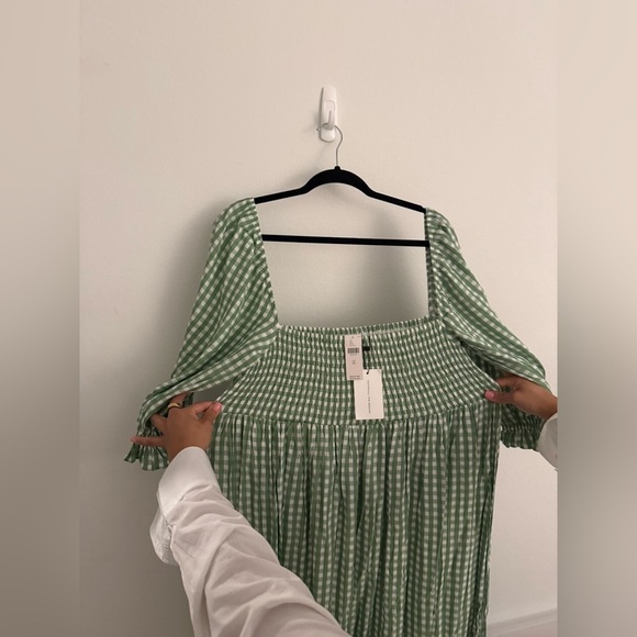 NWT Faithfull Lilou Smocked Maxi Dress - Picture 9 of 9